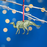 Wooden Zhanghenglong Dinosaur Christmas Tree Decoration